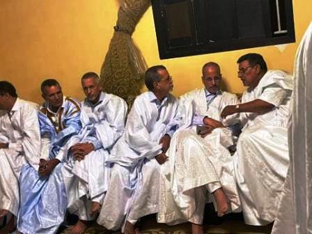 الأمين العام ولد بنان يستقبل رئيس حزب "الإنصاف" بنواذيبو