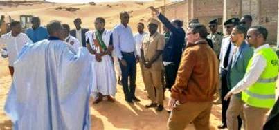 وزير الاسكان يتفقد بعض المنشآت الخدمية قيد الانجاز في لعيون و الطينطان