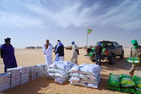 تازيازت: تبرعاتنا لسكان المنطقة بلغت 5,4 مليون أوقية جديدة