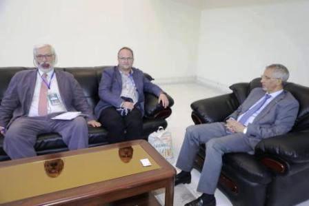  مفوض حقوق الإنسان يستقبل وفد من منظمة(GRDR)